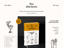 Tablet Screenshot of das-allerletzte.com